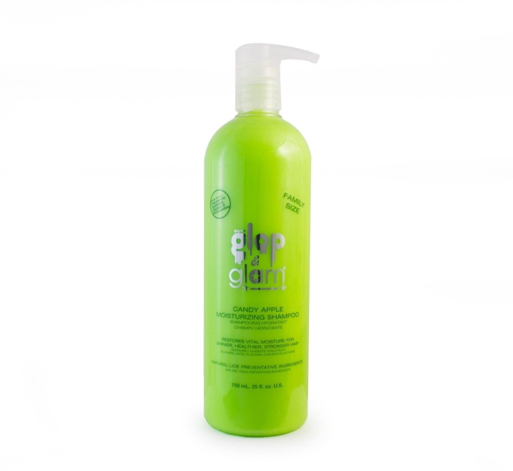 Glop and Glam candy Apple Shampoo in 25oz. for sale at Lice Clinics of Mckinney.